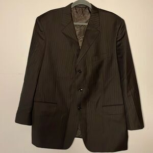 Jones New York Collection- Wool & Cashmere Blend Brown Sportcoat Blazer Size 46R